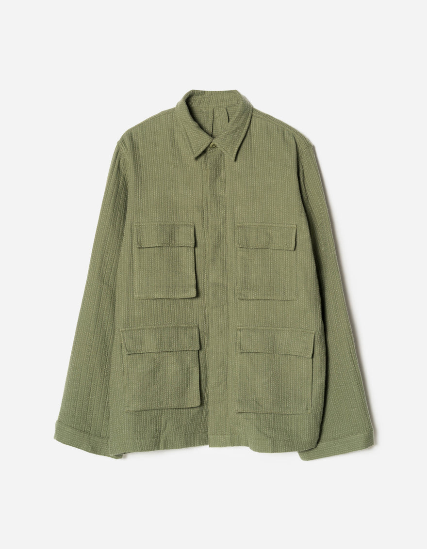 7302 Utility L/S Shirt Olive