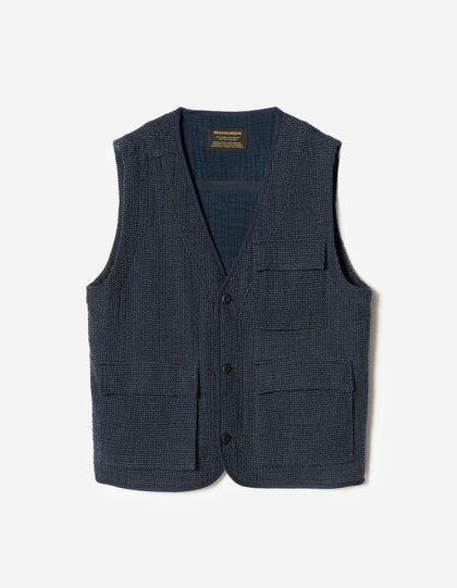 7303 Utility Vest Indigo
