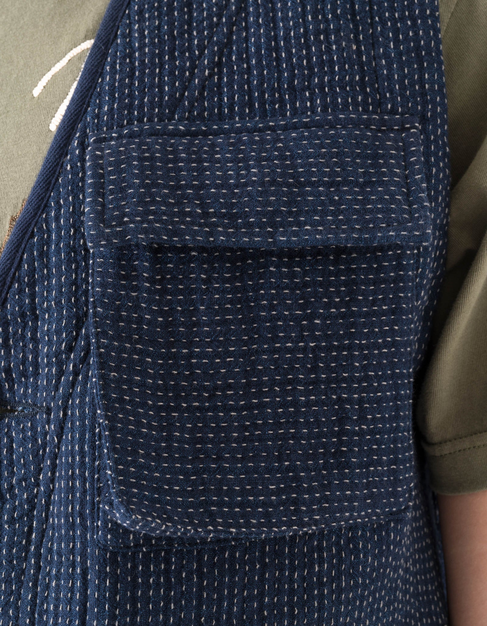 7303 Utility Vest Indigo