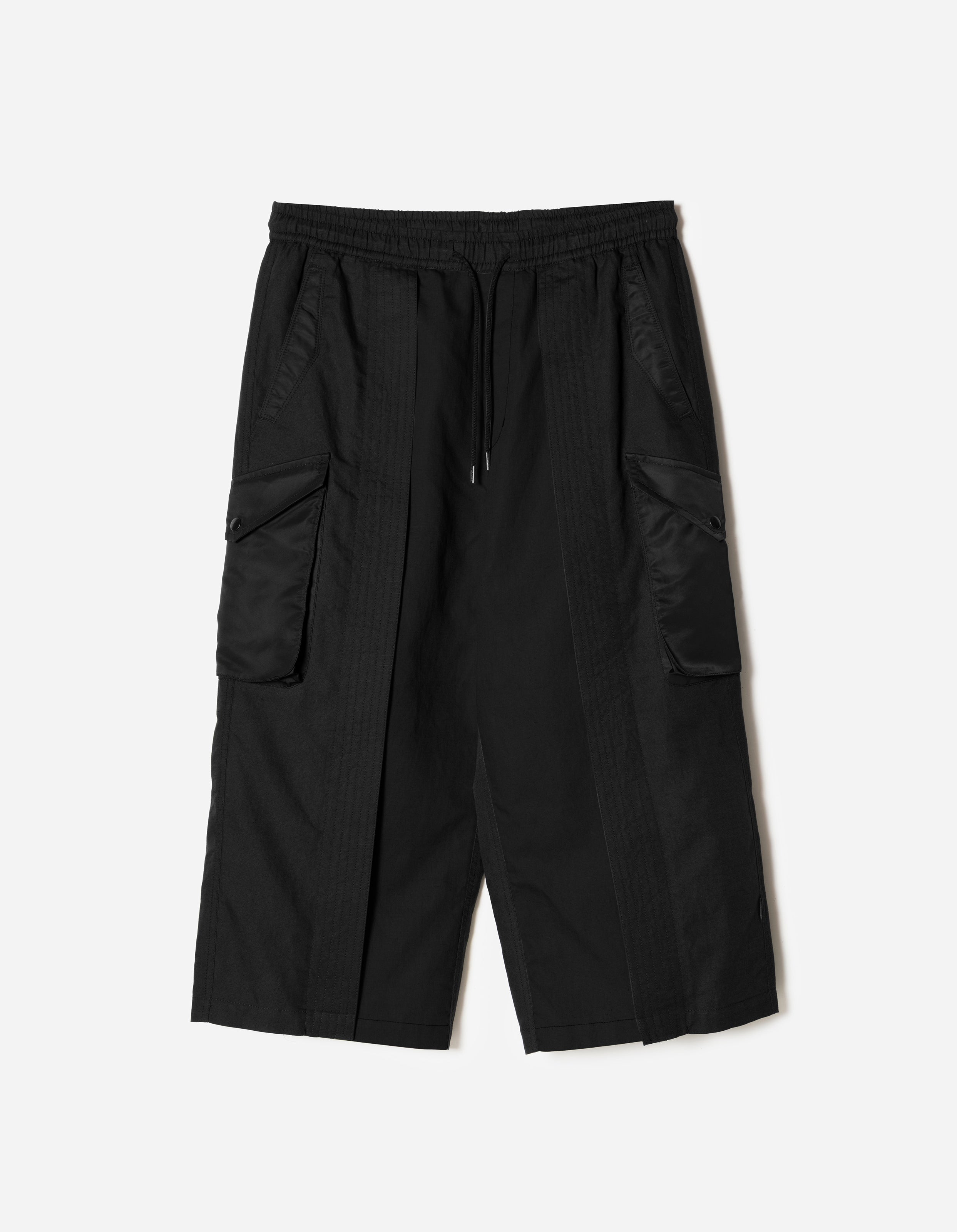 7398 WR Asym Cargo Hakama Pants Black – Maharishi
