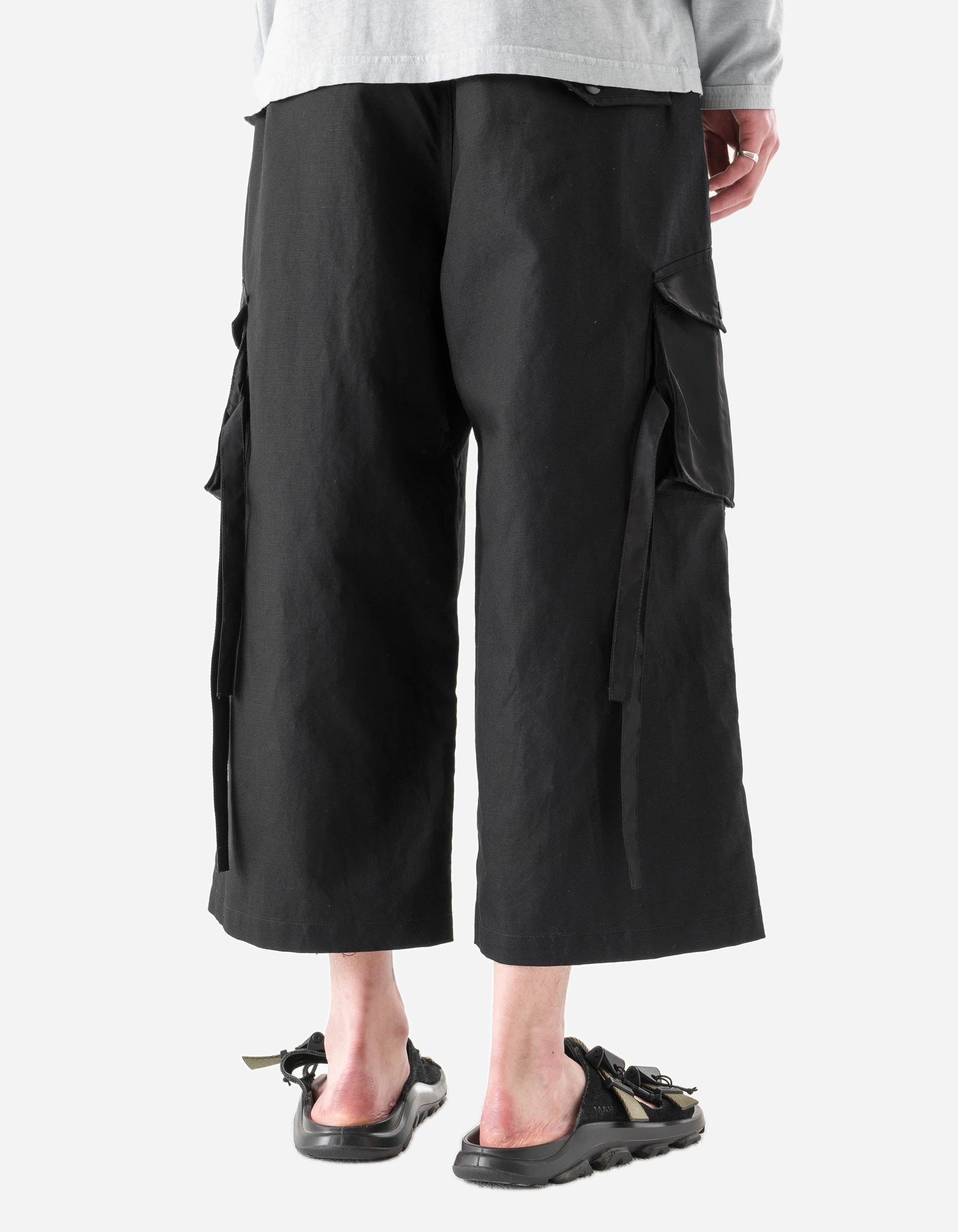 7308 Duality Hemp Cargo Hakama Black