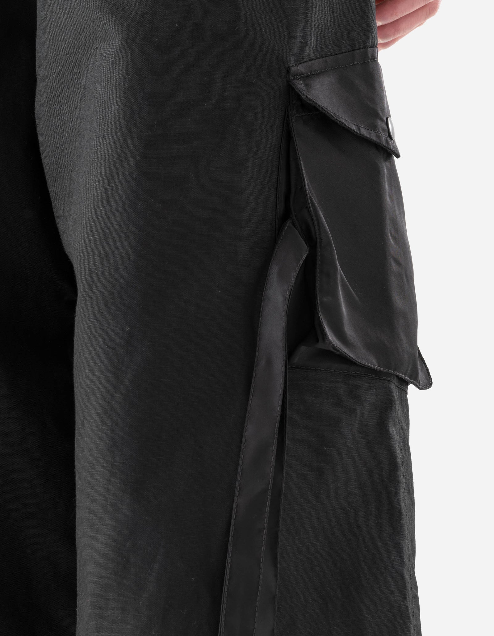 7308 Duality Hemp Cargo Hakama Black