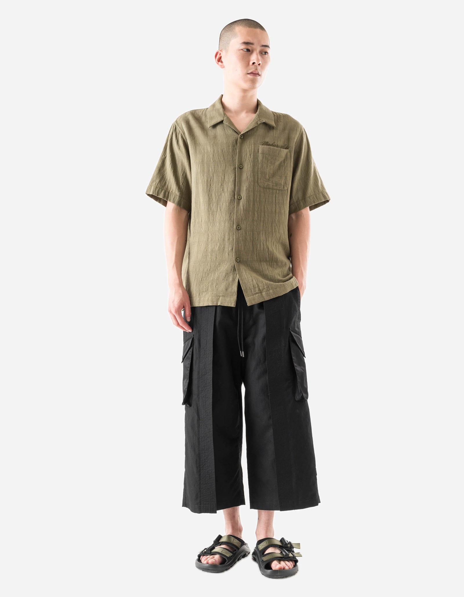 7308 Duality Hemp Cargo Hakama Black