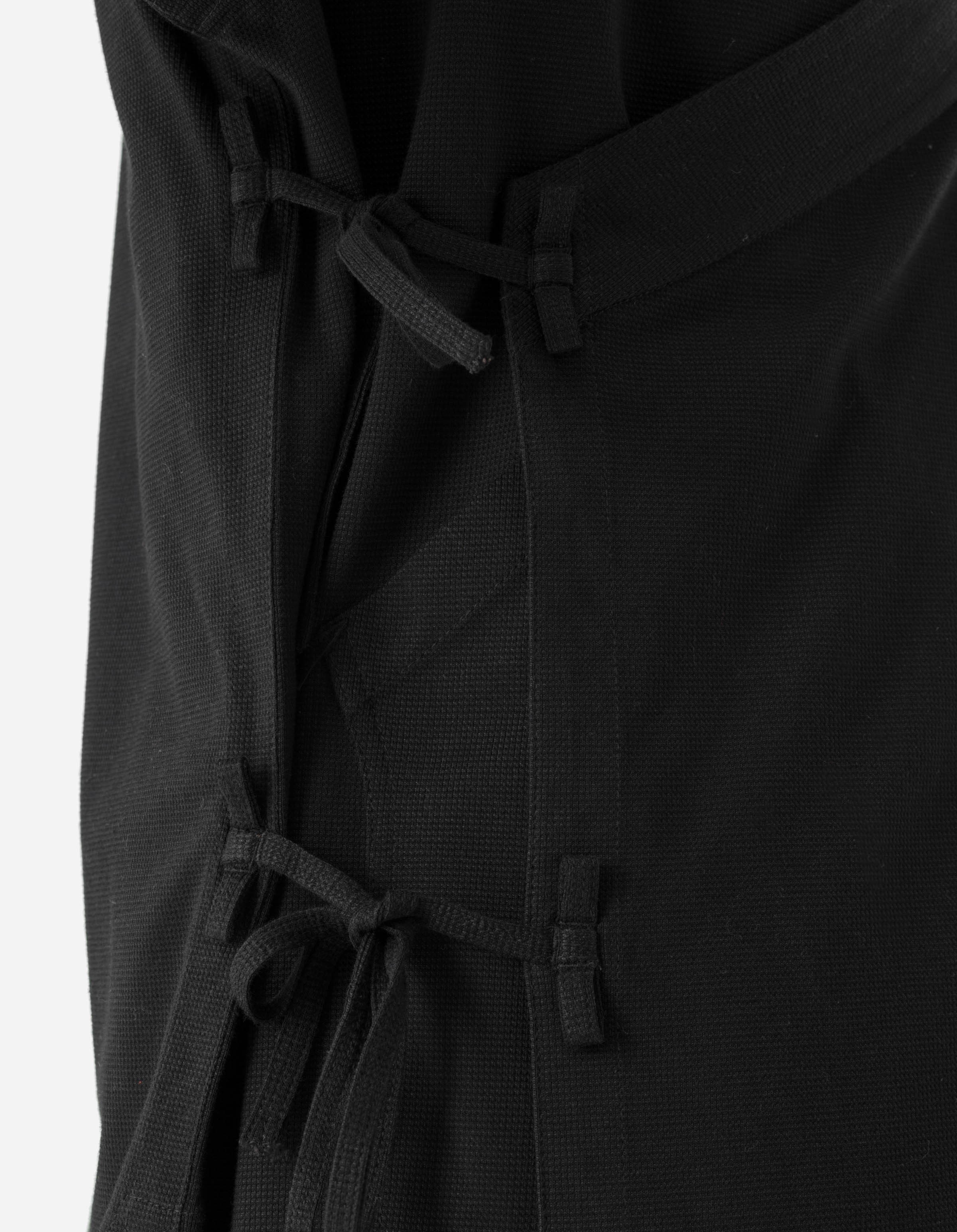 7309 Coolmax® Mesh Asym Monk Shirt Black – Maharishi