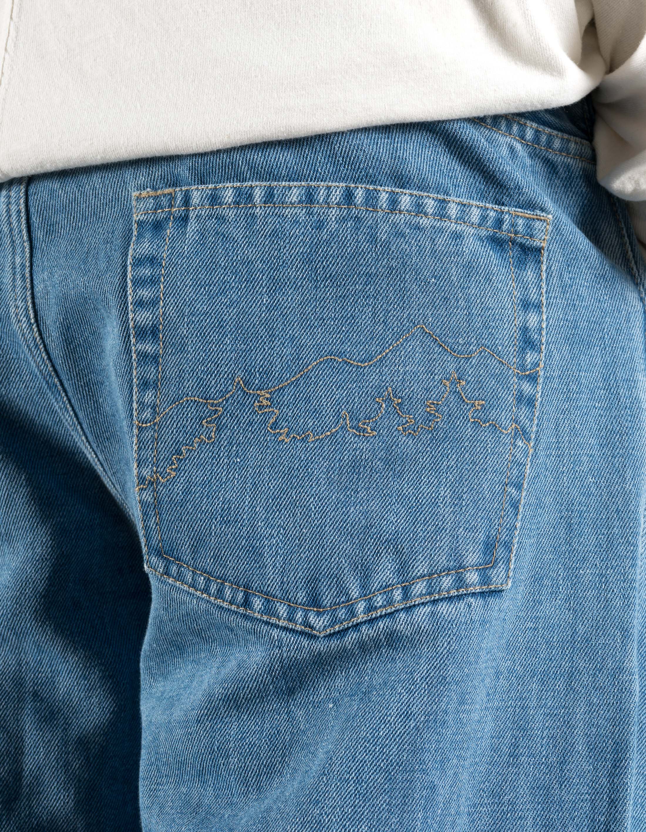 7315 Hemp Denim Washed Jeans Washed Indigo – Maharishi