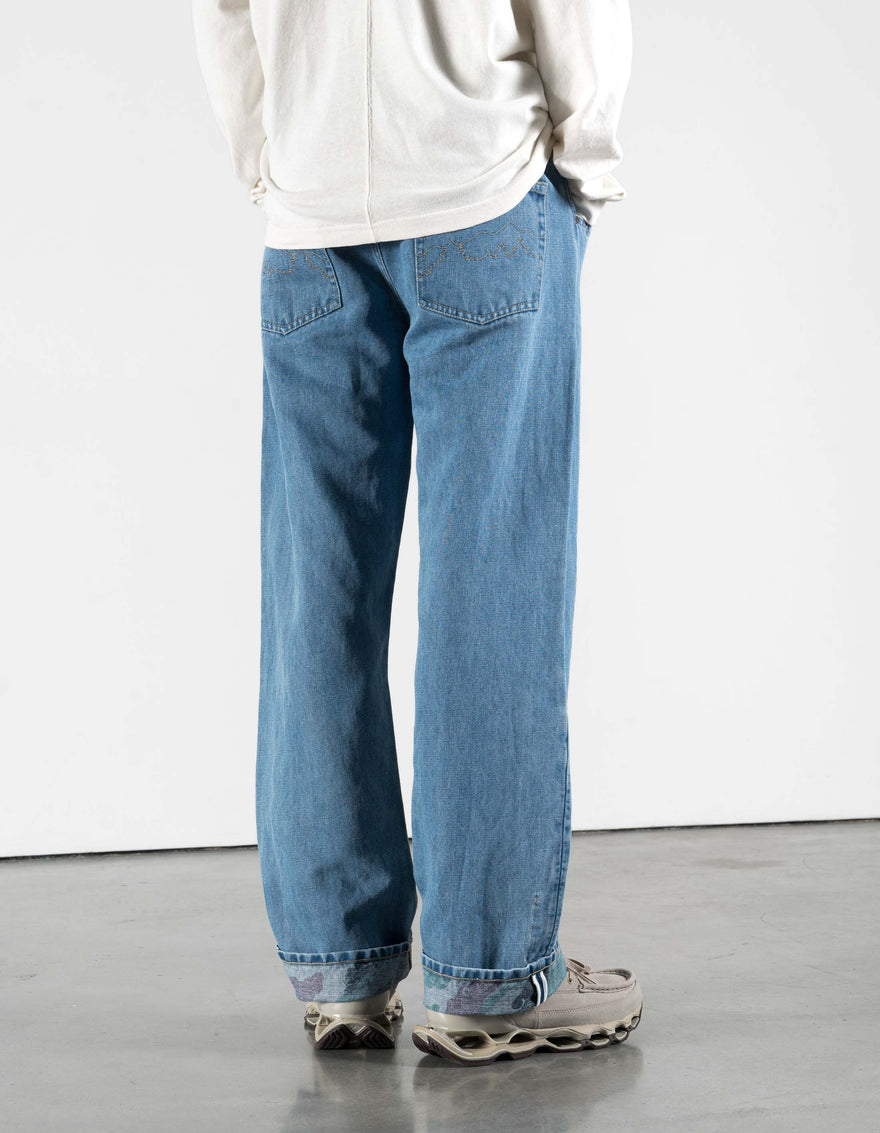 7315 Hemp Denim Washed Jeans Washed Indigo