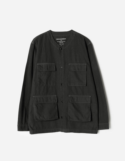 7318 Hemp Ripstop BDU Shirt Black