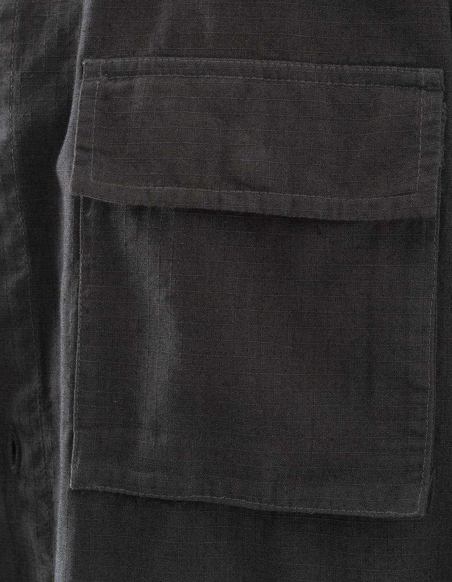 7318 Hemp Ripstop BDU Shirt Black