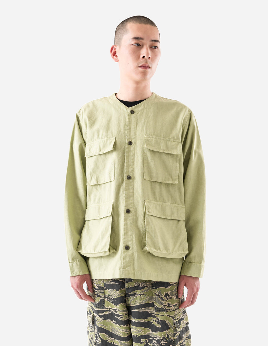 7318 Hemp Ripstop BDU Shirt Moss Green