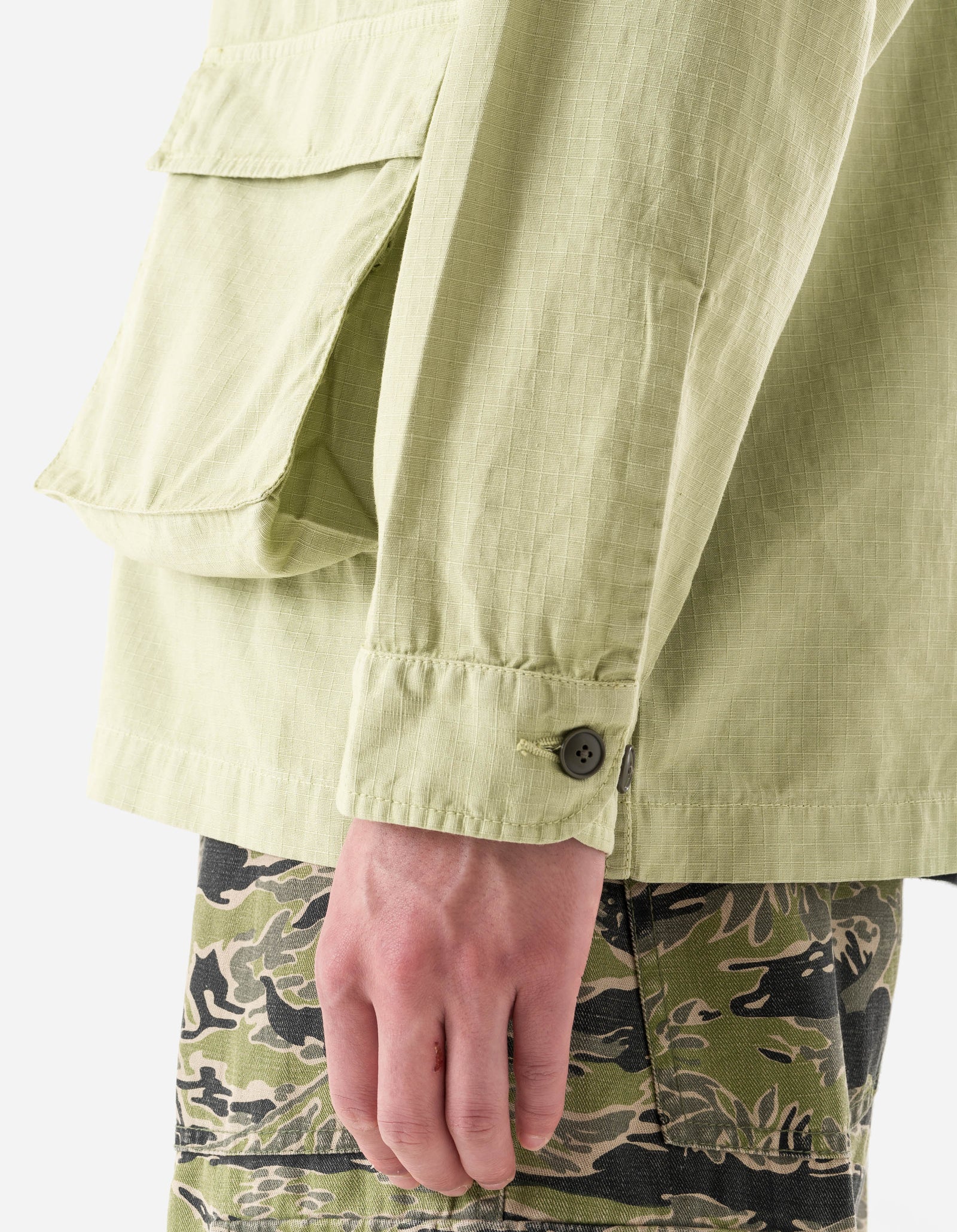 7318 Hemp Ripstop BDU Shirt Moss Green