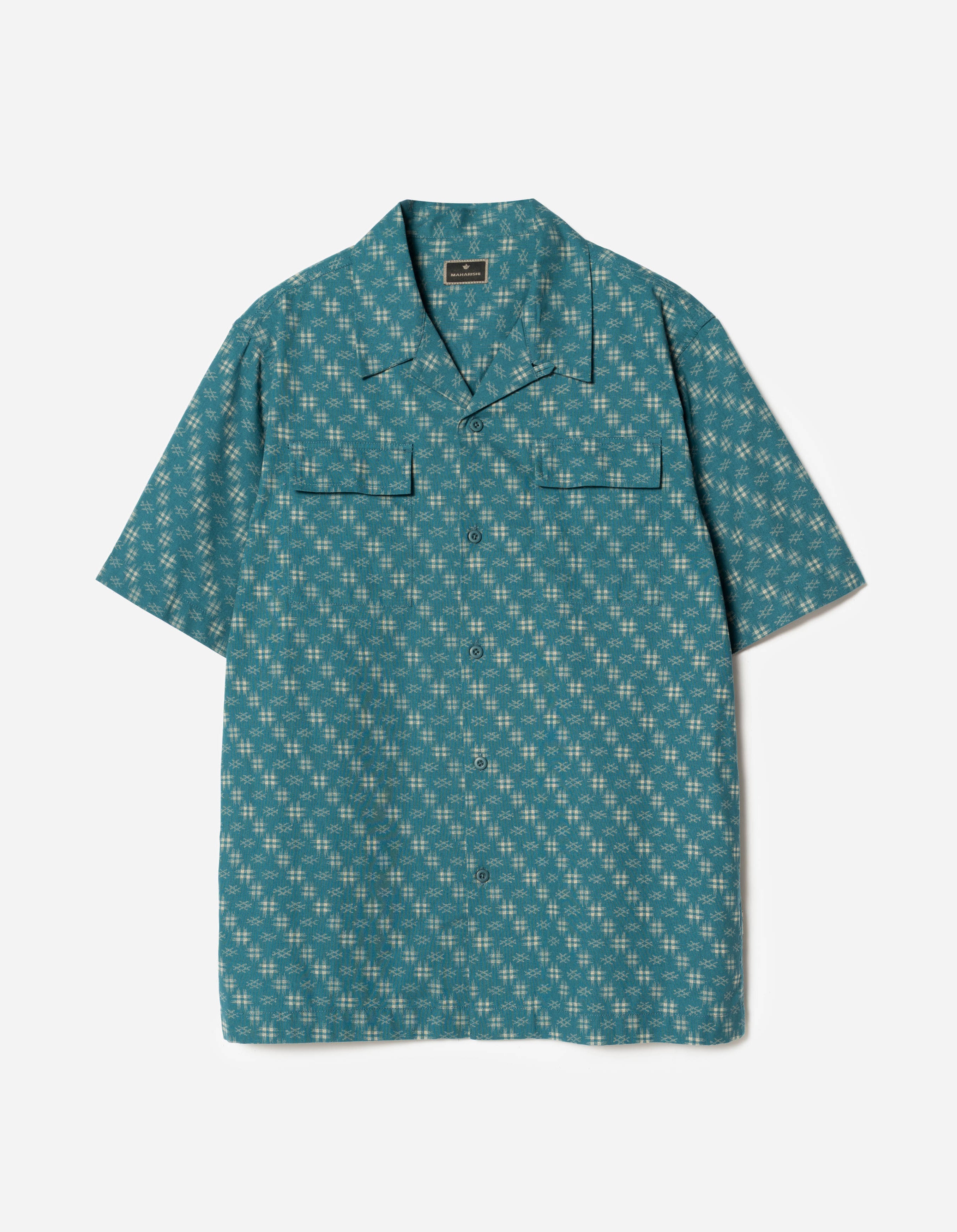 6084 Upcycled Monk Shirt Olive – Maharishi