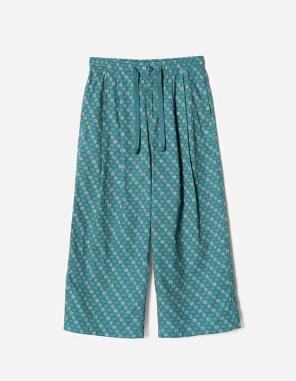 7323 Kasuri Loose Track Pants Aizome Blue