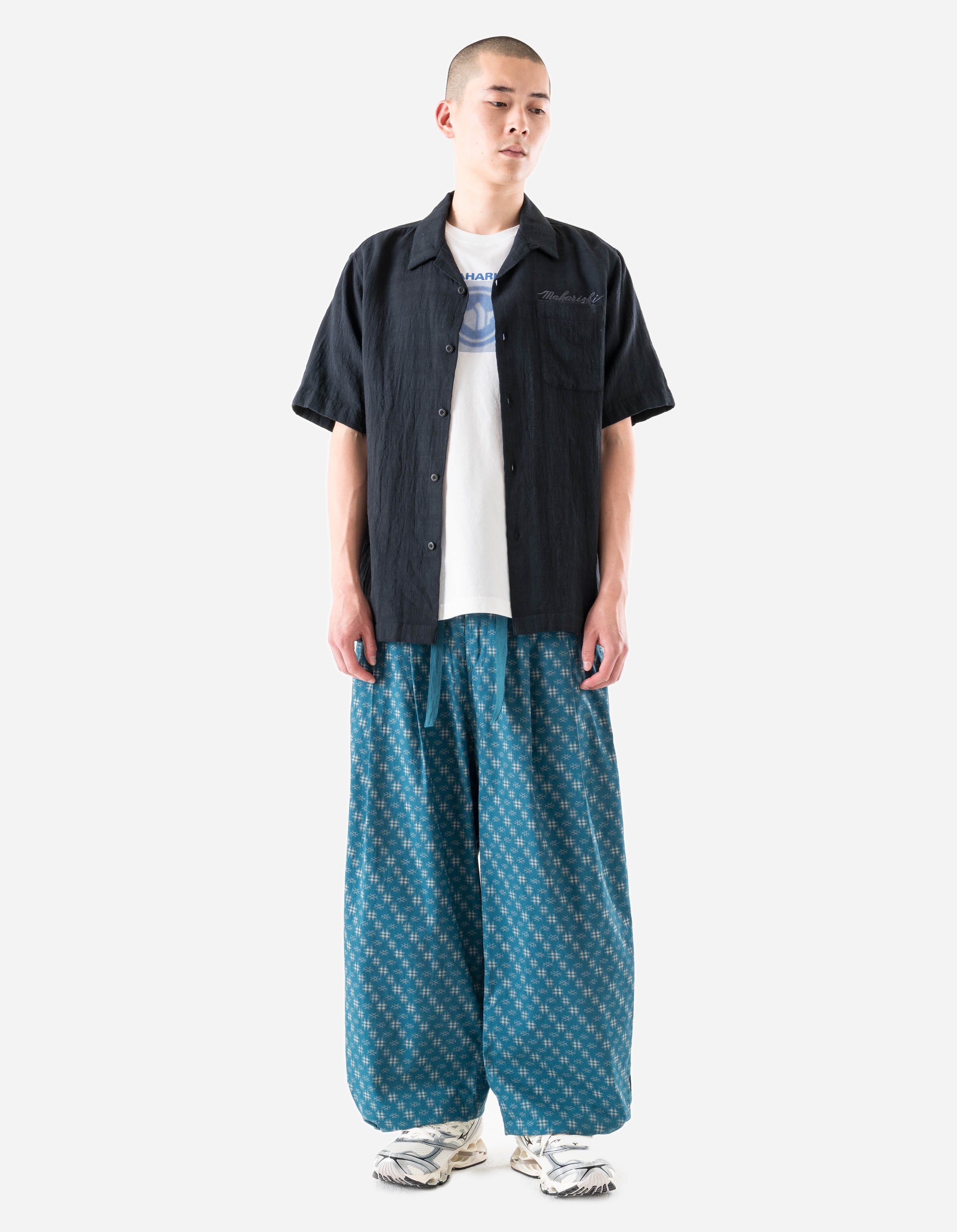 7323 Kasuri Loose Track Pants Aizome Blue – Maharishi