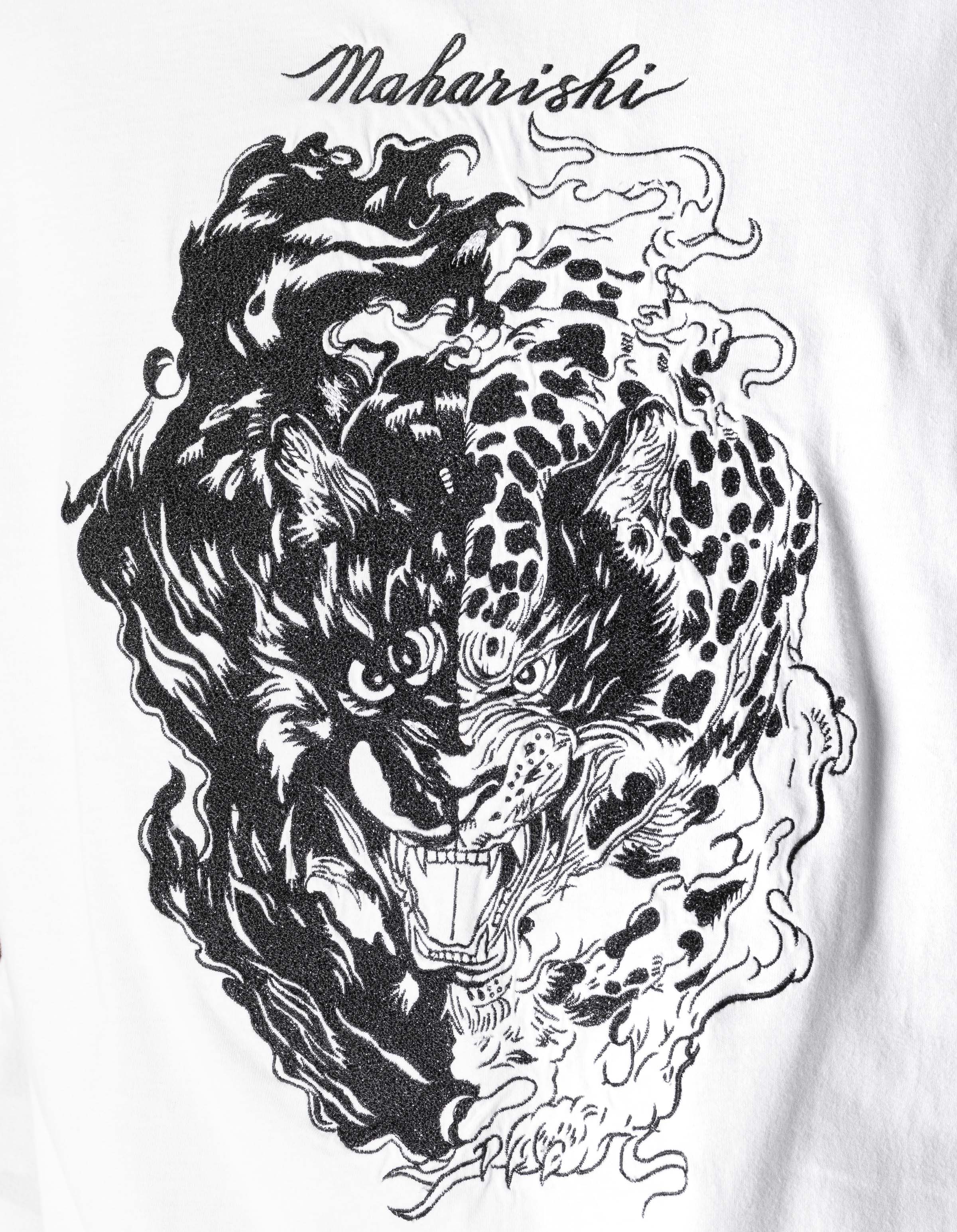 7351 Chimera Panther S/S T-Shirt White – Maharishi