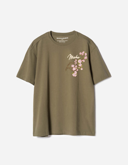 7352 Sakura Serenity S/S T-Shirt Olive OG-107F