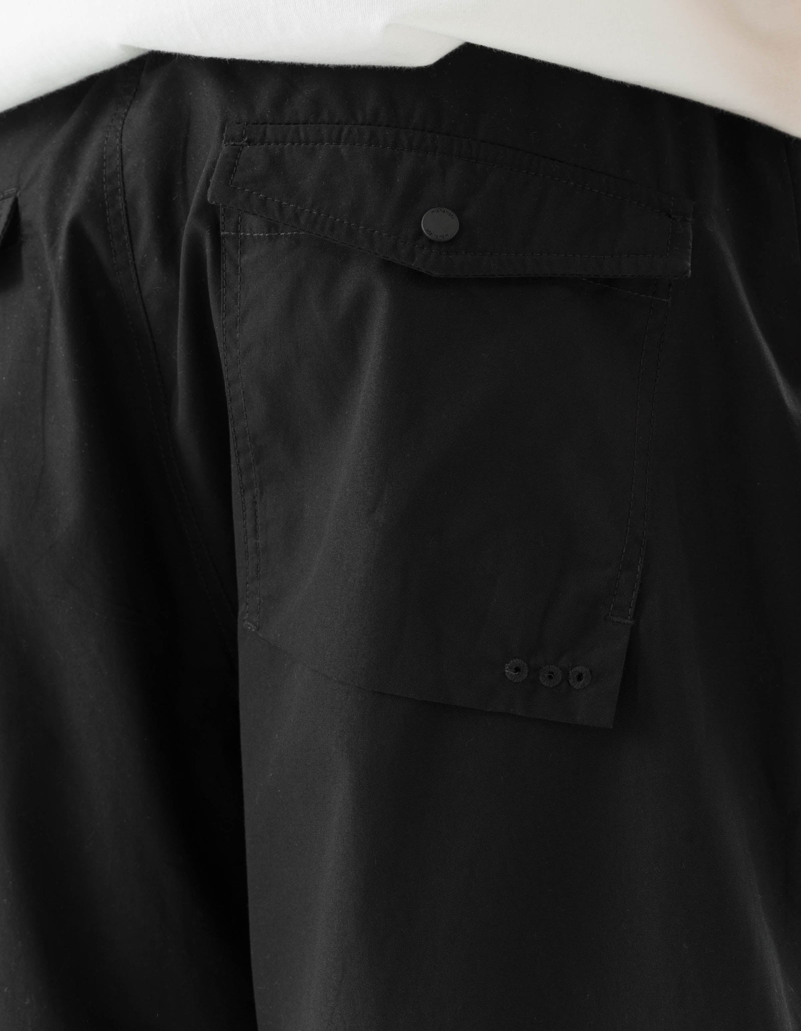 7353 Sakura Serenity Loose Snoshorts Black