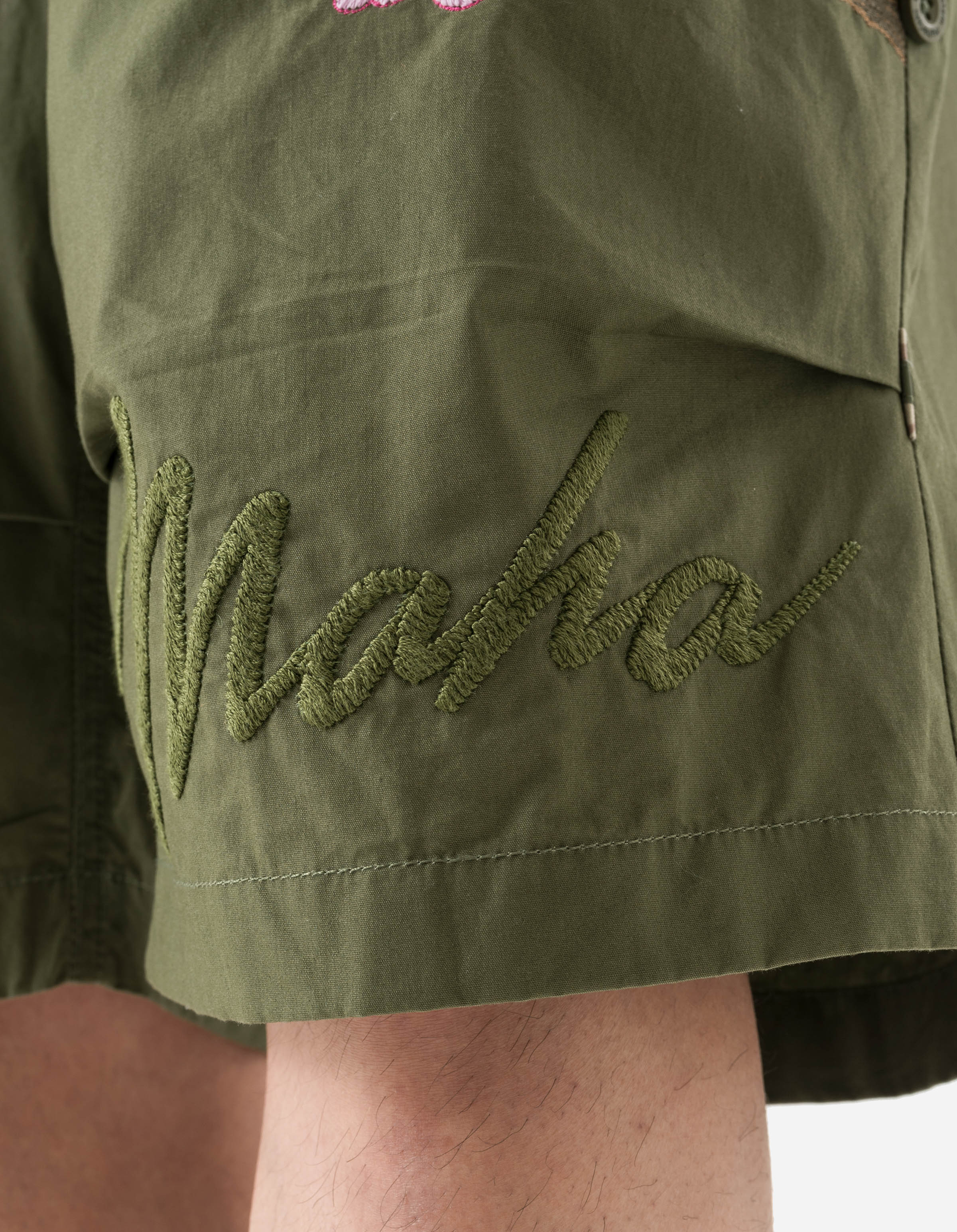 7353 Sakura Serenity Loose Snoshorts Olive OG-107F – Maharishi