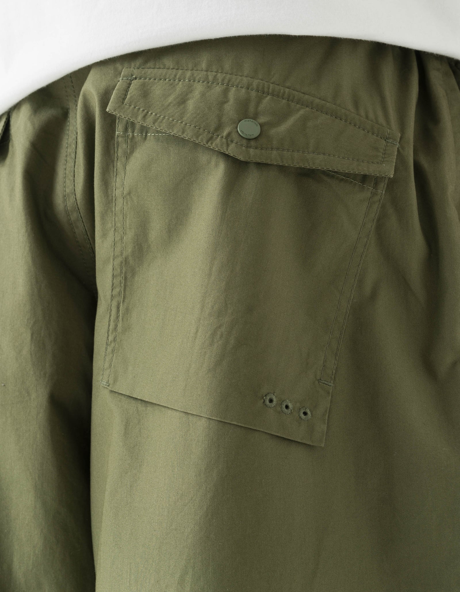 7353 Sakura Serenity Loose Snoshorts Olive OG-107F