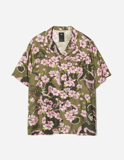 7359 Sakura Camp Collar Shirt Olive
