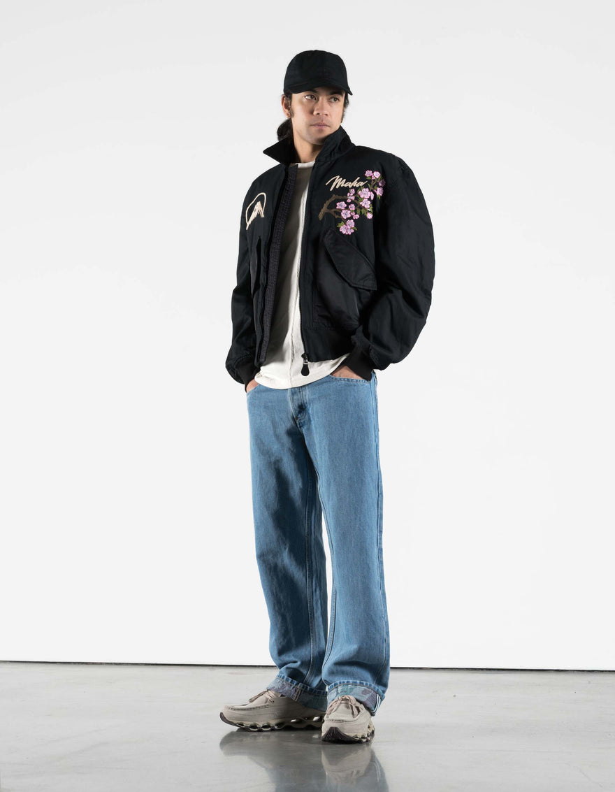 7363 Sakura MA-2 Flight Jacket Black