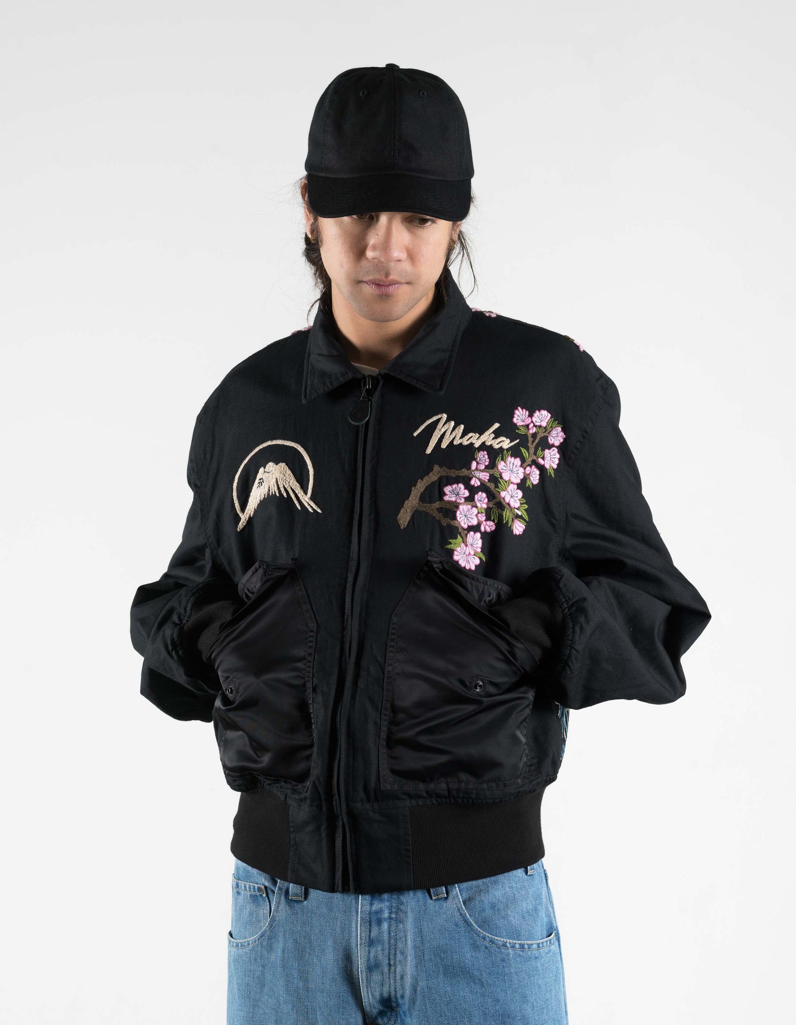 7363 Sakura MA-2 Flight Jacket Black