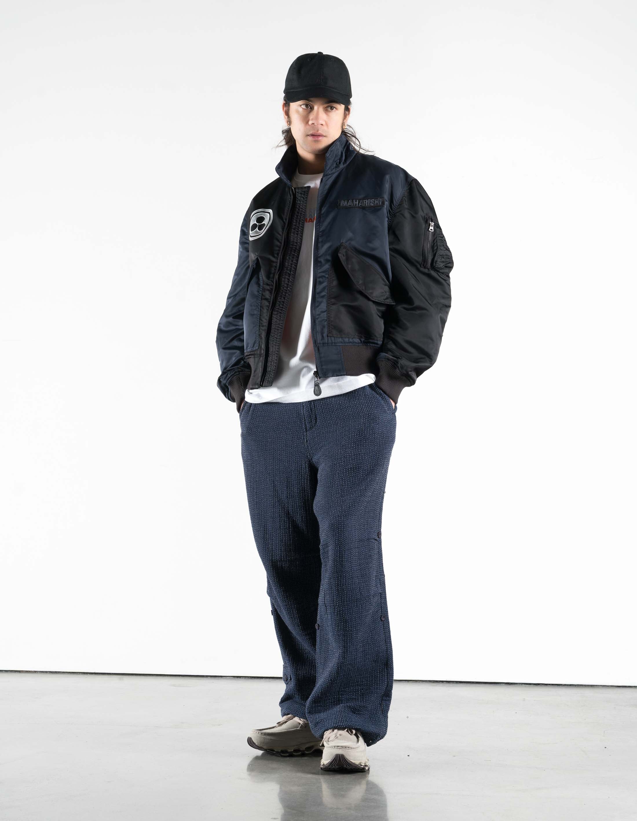 7367 Maha Peace Rally MA2 Jacket Midnight Navy/Black – Maharishi