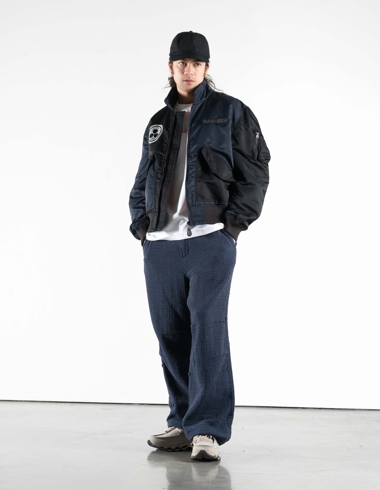 7367 Maha Peace Rally MA2 Jacket Midnight Navy/Black
