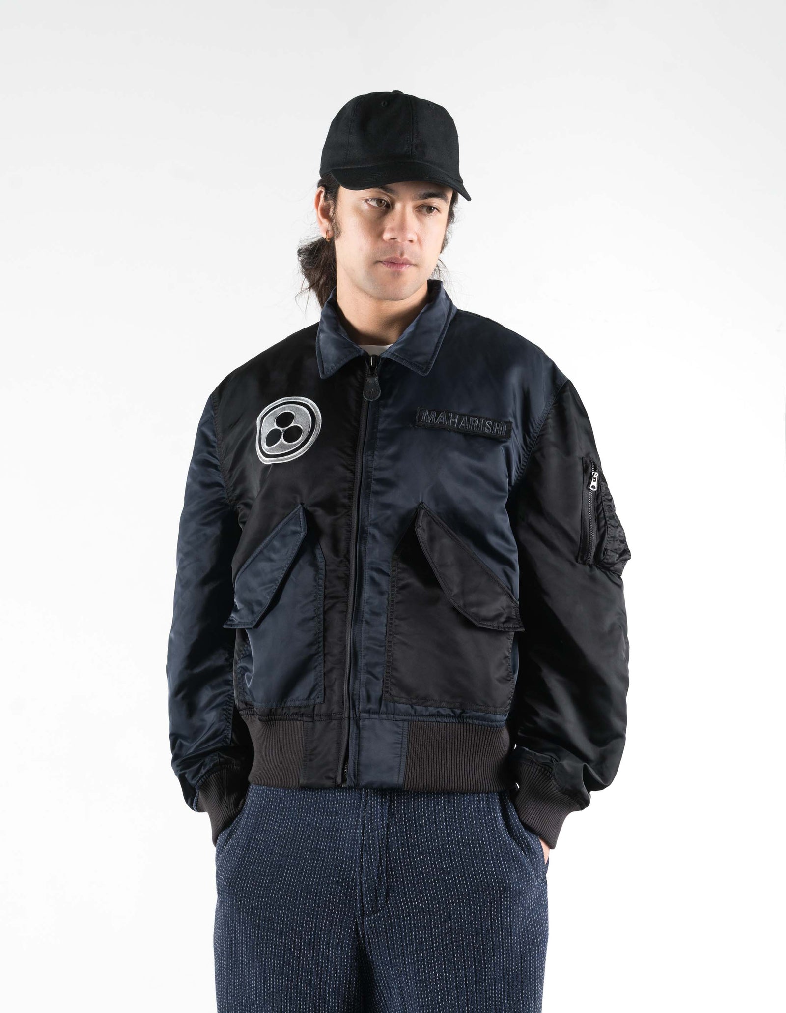 7367 Maha Peace Rally MA2 Jacket Midnight Navy/Black