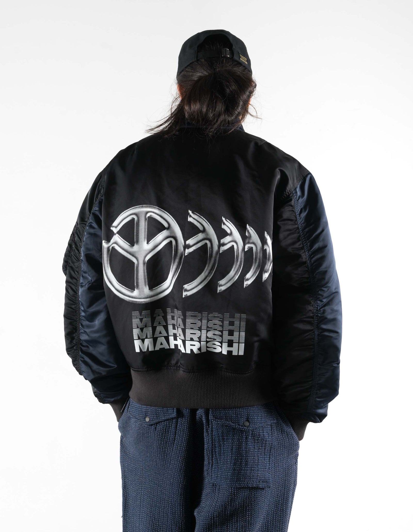 7367 Maha Peace Rally MA2 Jacket Midnight Navy/Black