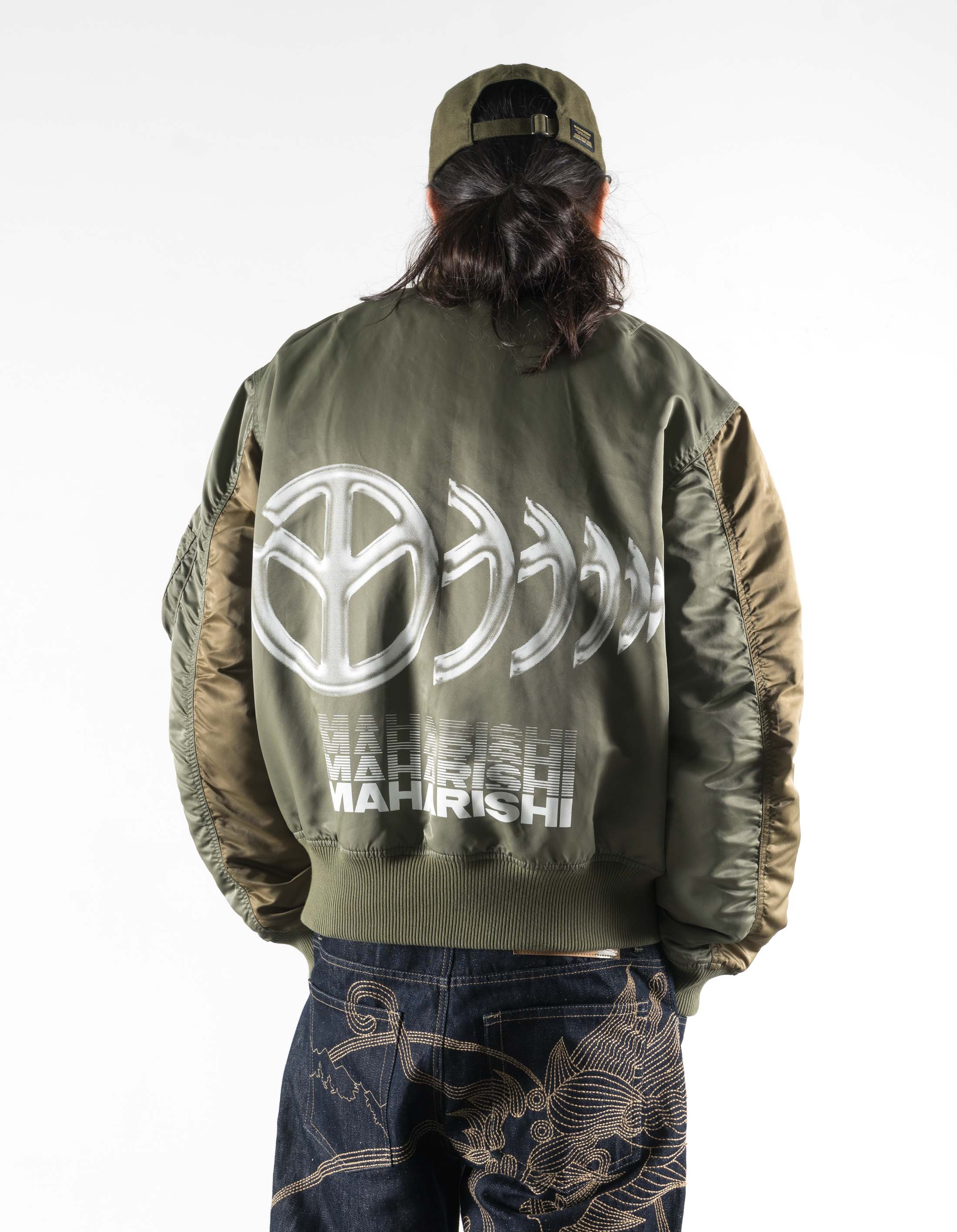 7367 Maha Peace Rally MA2 Jacket Olive/Khaki – Maharishi