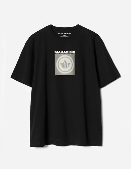 7370 Dot Temple S/S T-Shirt Black