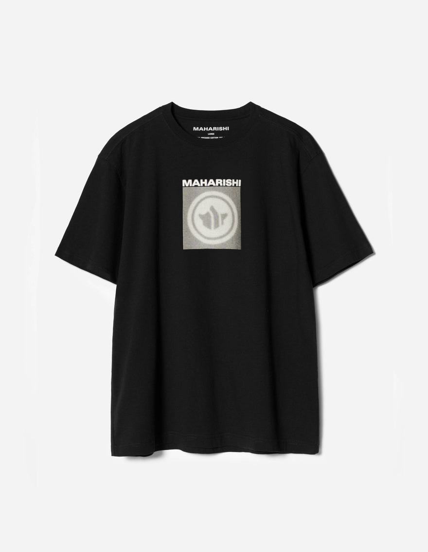 7370 Dot Temple S/S T-Shirt Black