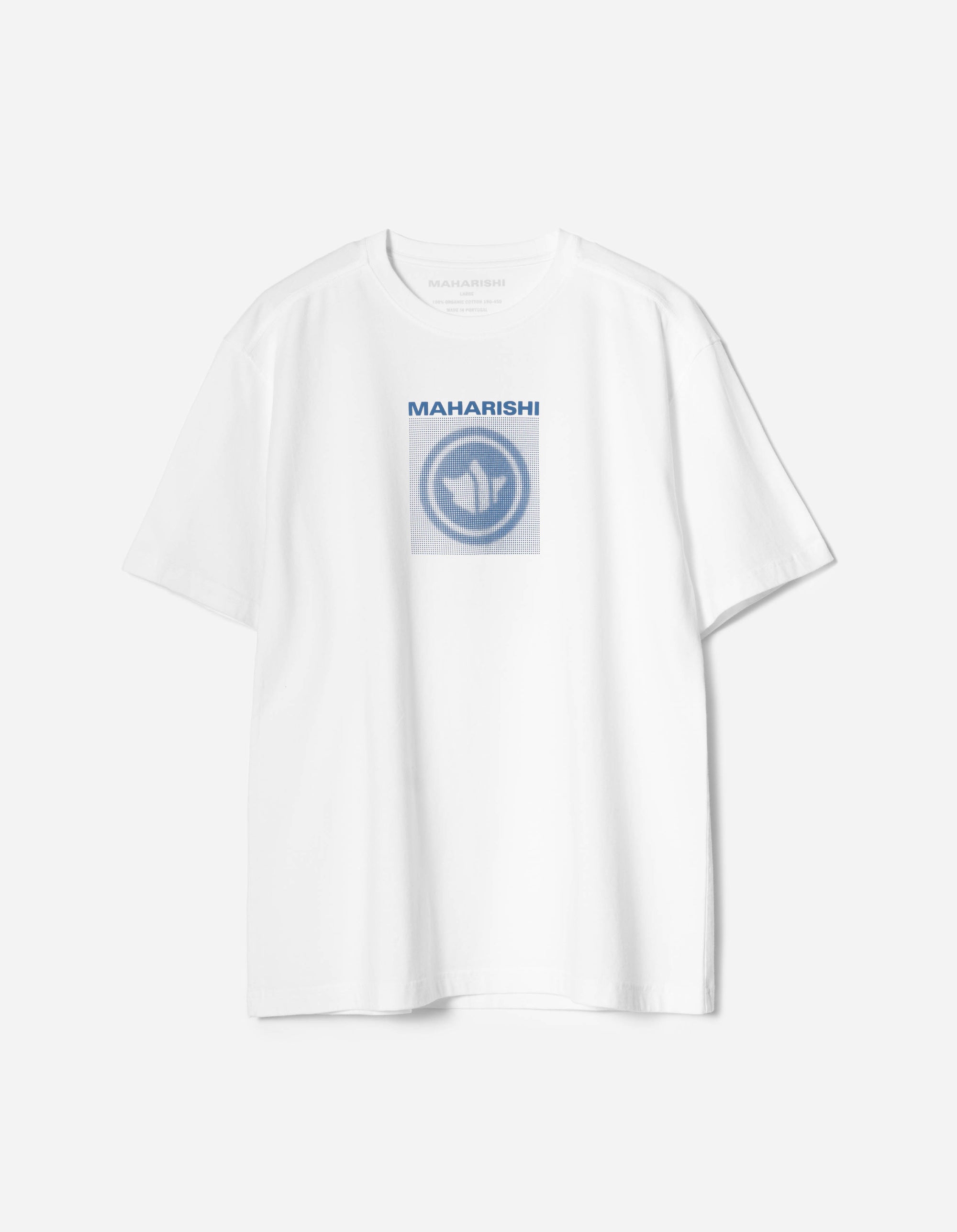 7370 Dot Temple S/S T-Shirt White