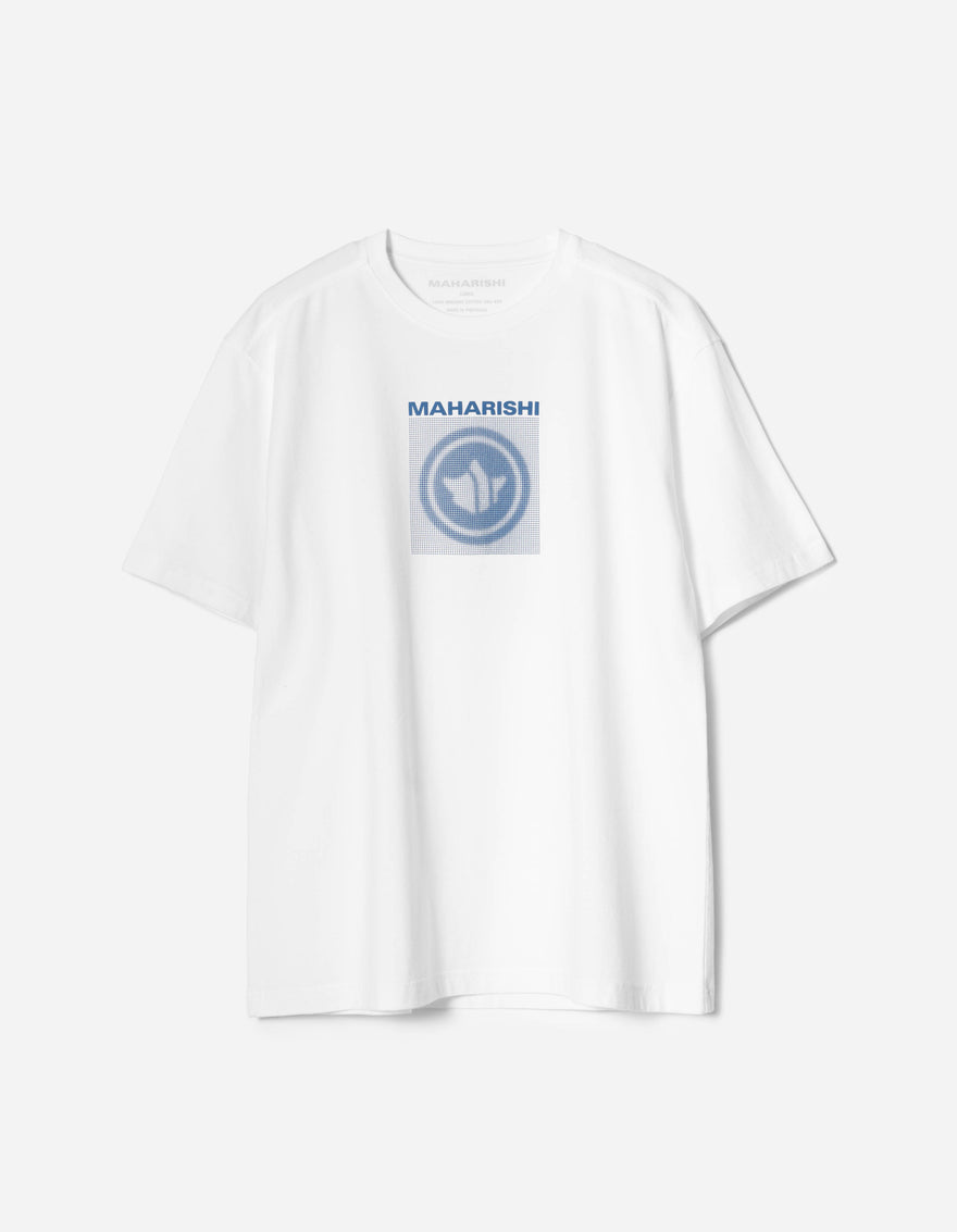 7370 Dot Temple S/S T-Shirt White