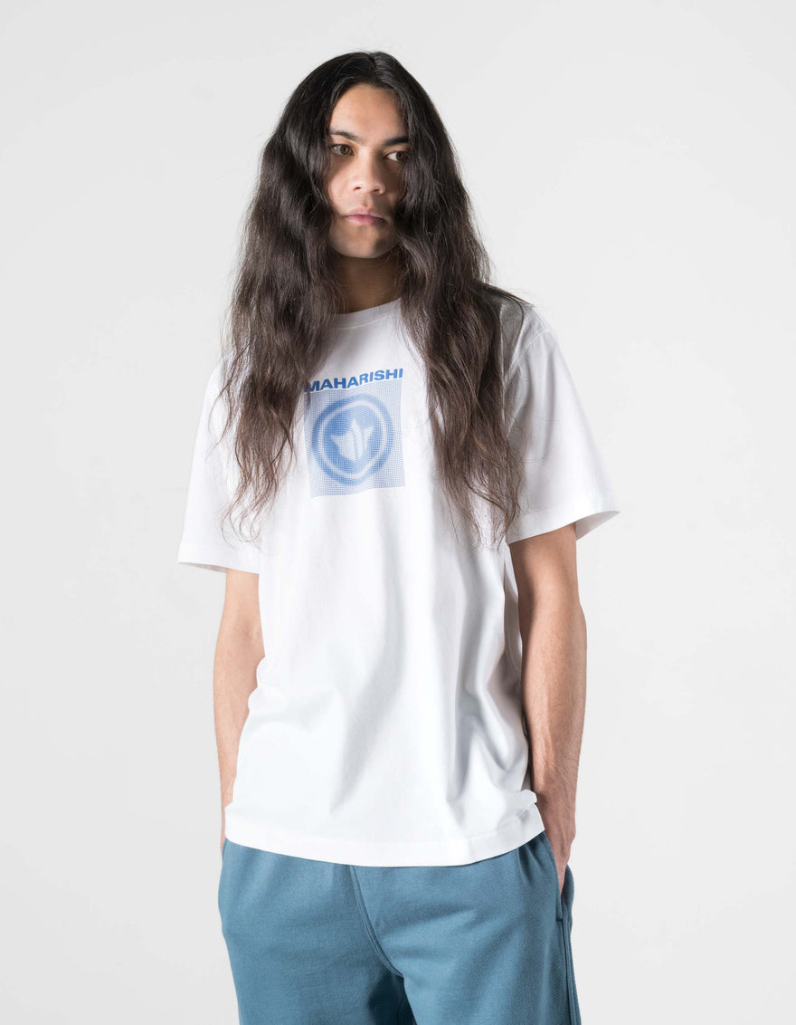 7370 Dot Temple S/S T-Shirt White