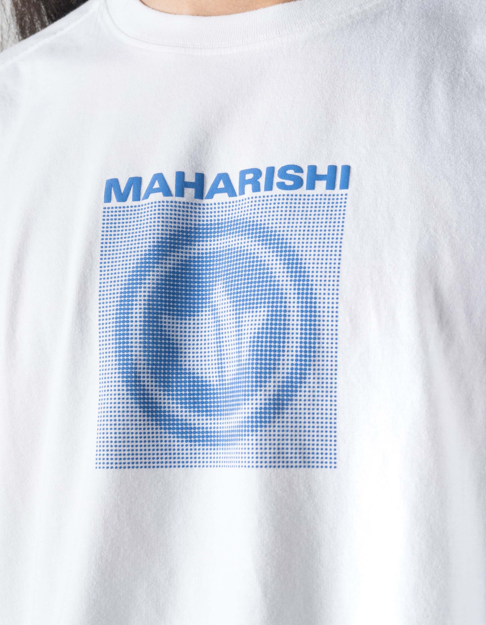 7370 Dot Temple S/S T-Shirt White