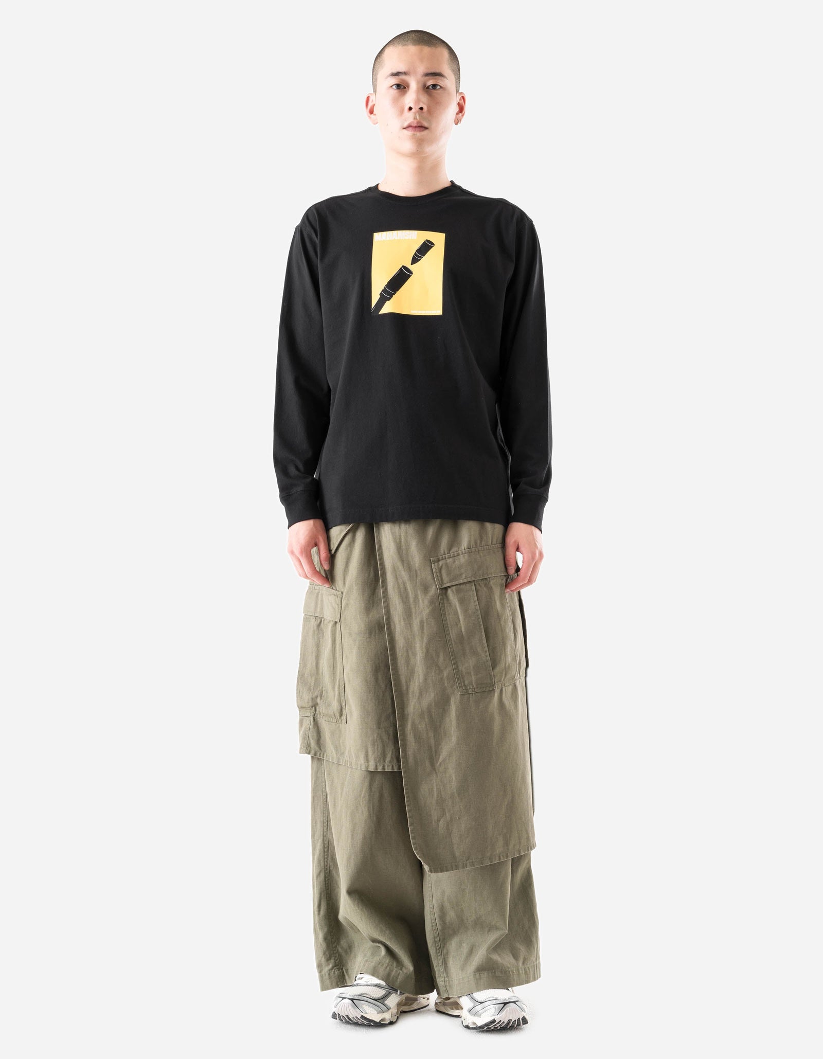 7371 Pacifist L/S T-Shirt Black