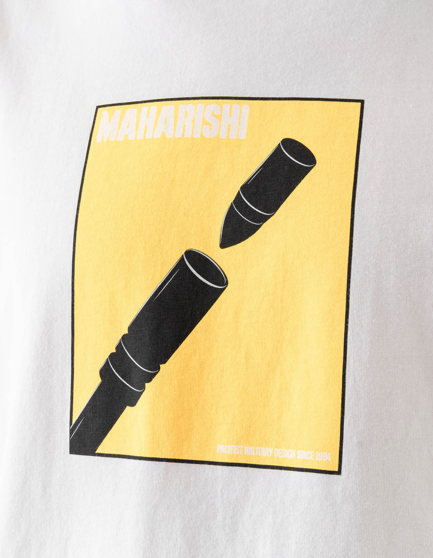 7371 Pacifist L/S T-Shirt White