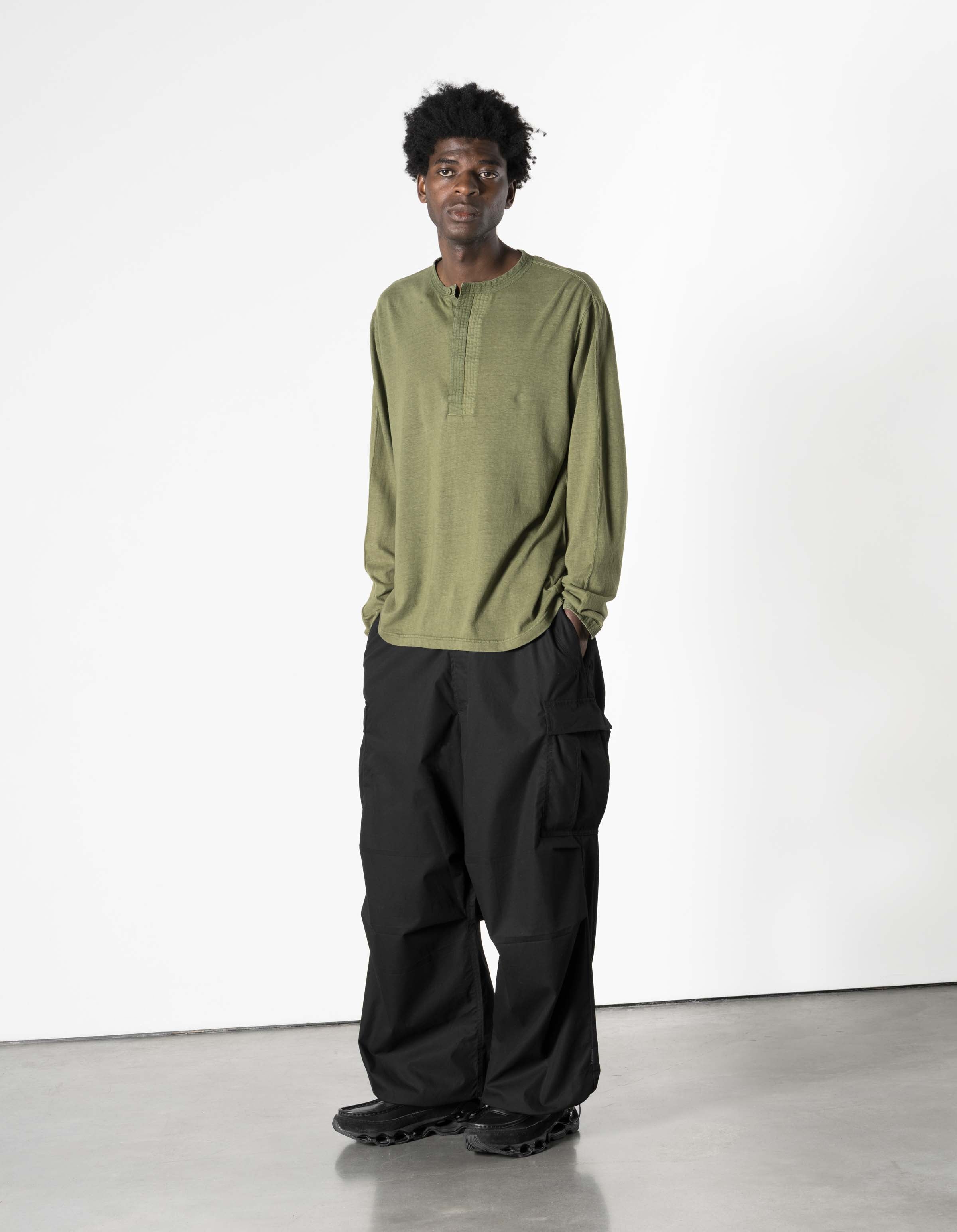 5245 Hemp Cross Oversized L/S T-Shirt White – Maharishi