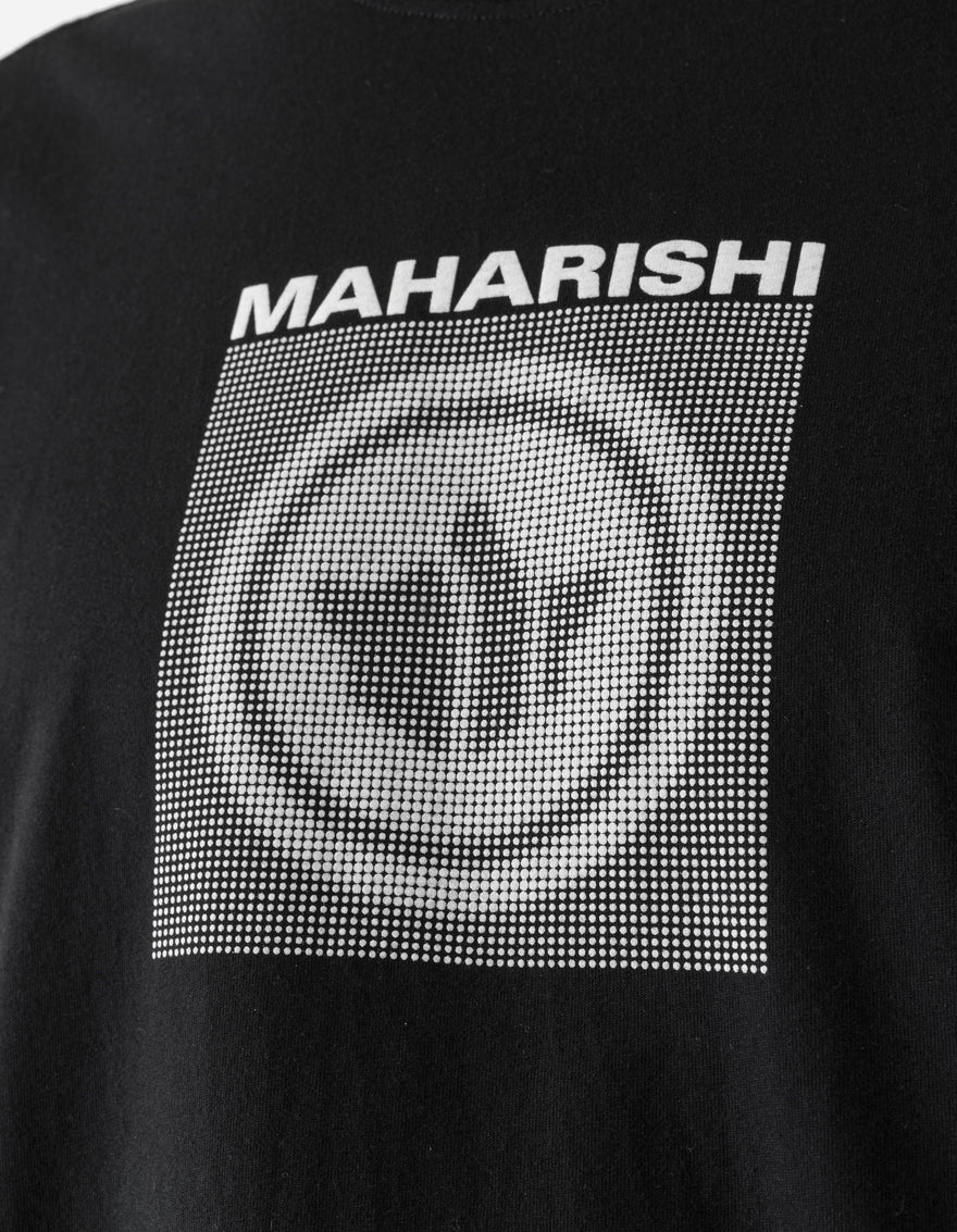 7370 Dot Temple S/S T-Shirt Black