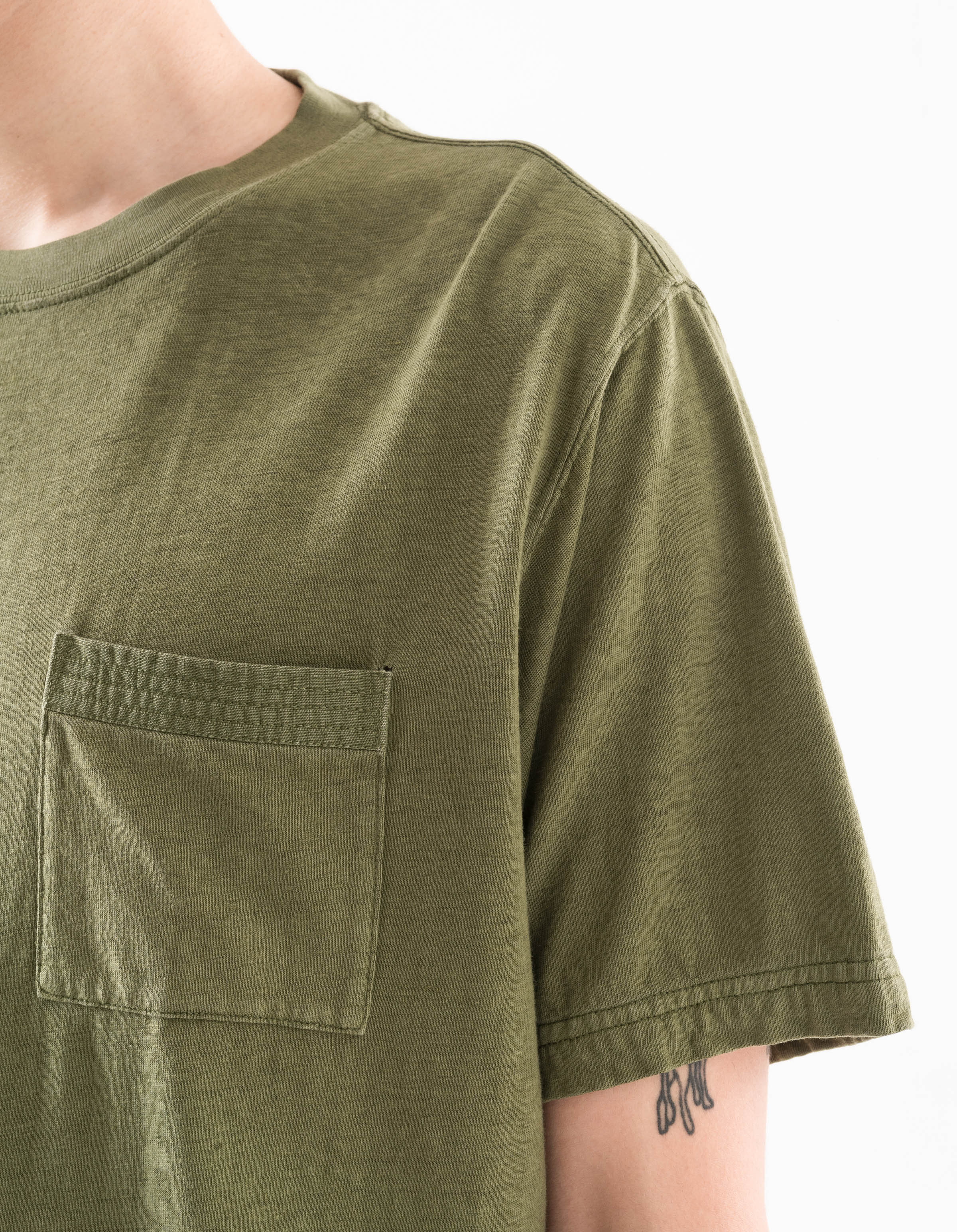 7209 Cotton Hemp S/S T-Shirt Olive OG-107F – Maharishi