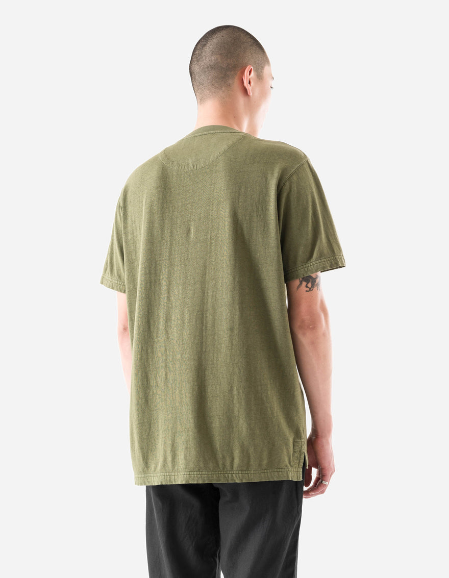 7209 Cotton Hemp S/S T-Shirt Olive OG-107F