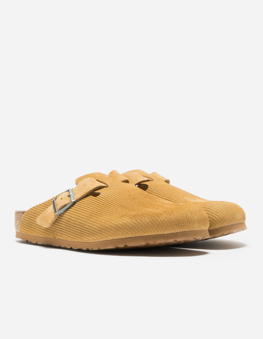 Birkenstock Boston Suede Embossed Cork