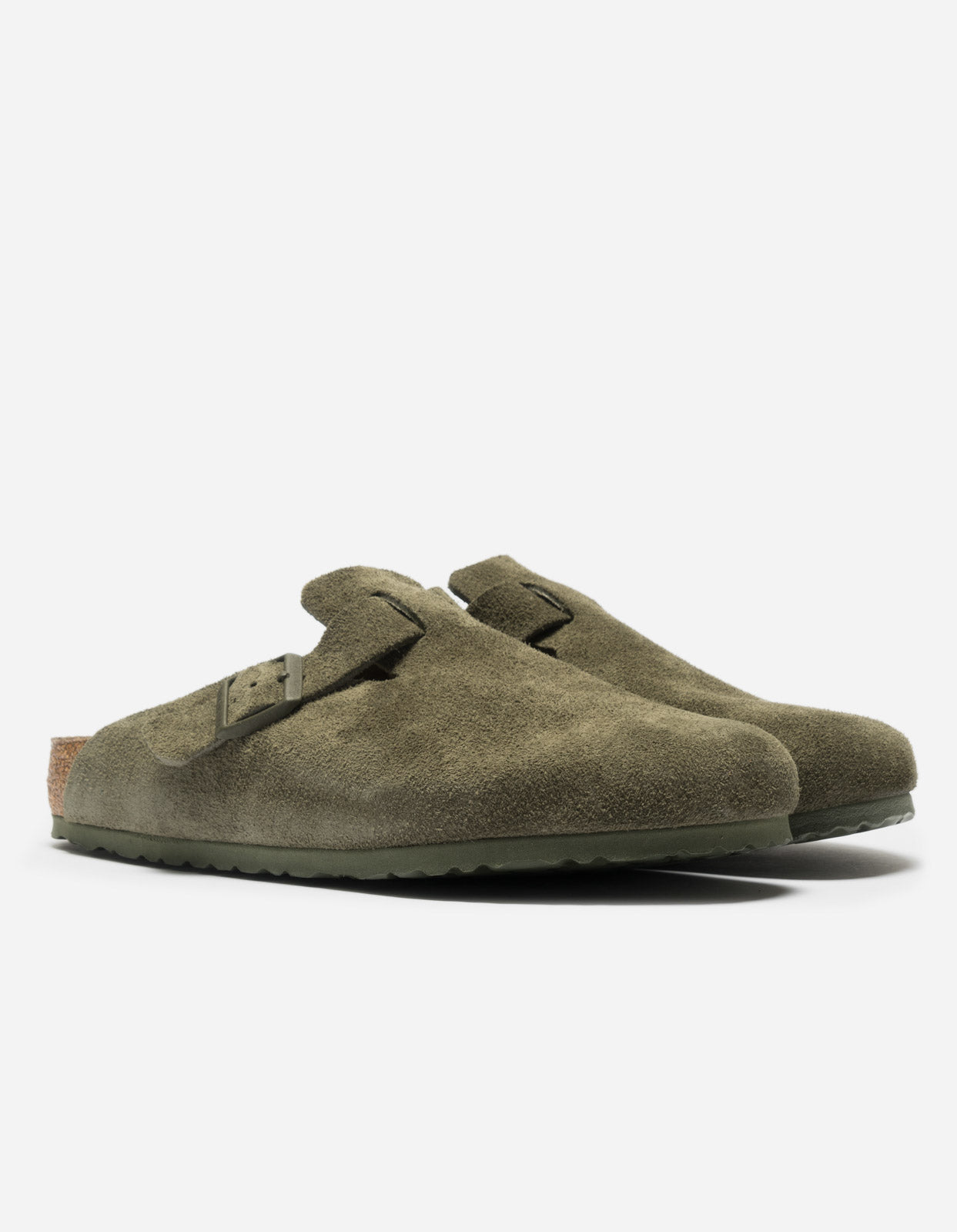 Birkenstock Boston Suede Leather Thyme – Maharishi