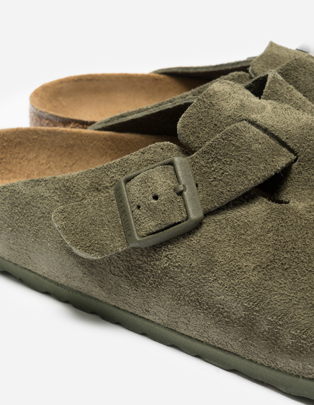 Birkenstock Boston Suede Leather Thyme – Maharishi