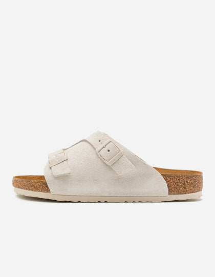 Birkenstock Zürich BS Suede Antique White