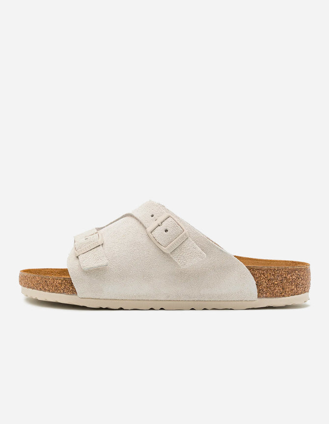 Birkenstock Zürich BS Suede Antique White