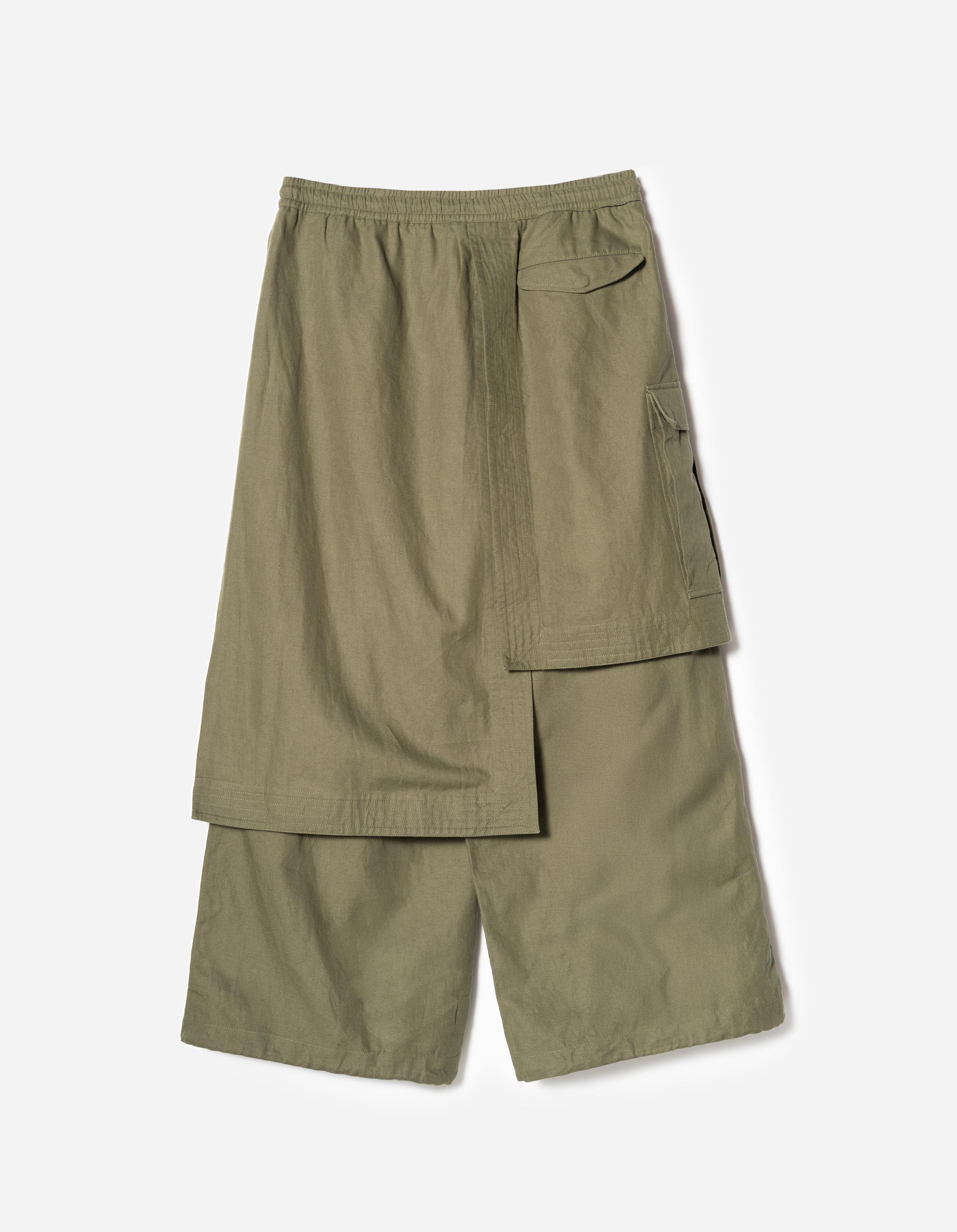 4588 Asym Cargo Hakama Pants Olive OG-107F – Maharishi