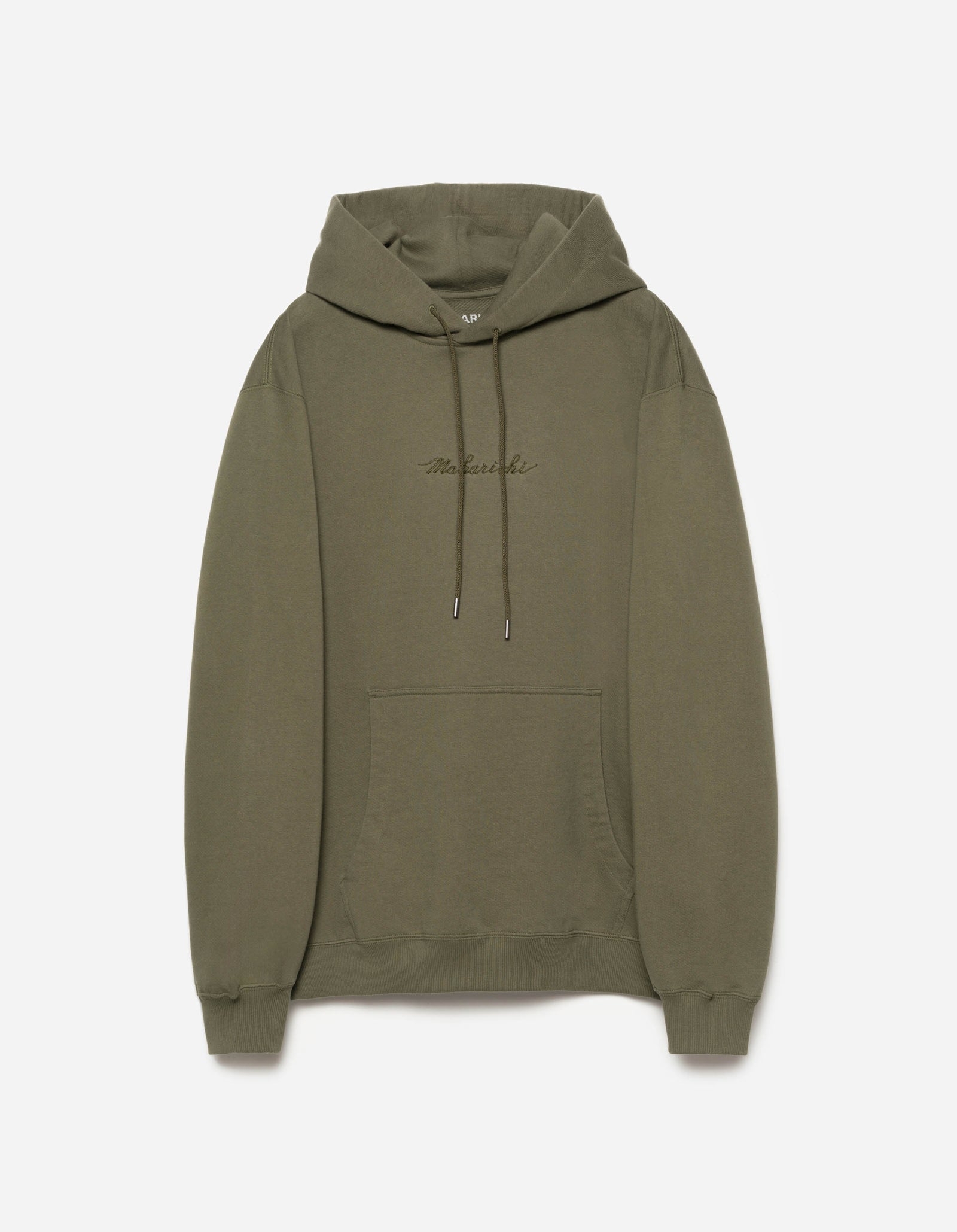 4622 Maharishi Organic Hooded Sweat Olive