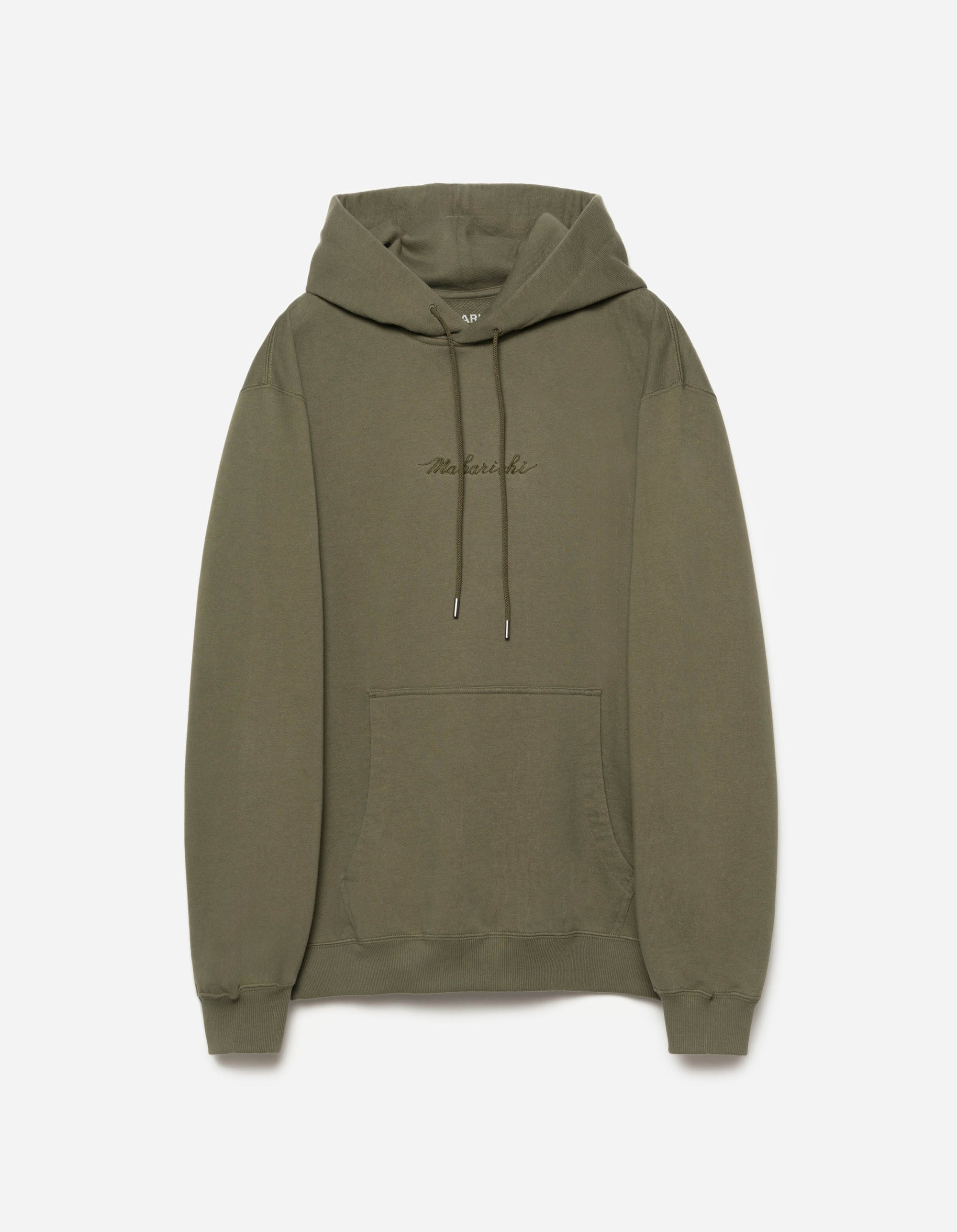 4622 Maharishi Organic Hooded Sweat Olive